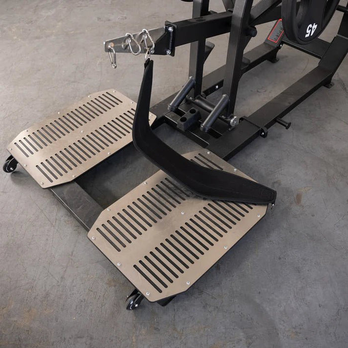 Excel Glute Line Belt Squat - Muscle D- Plate Loaded Belt Squat - Non Slip Deck