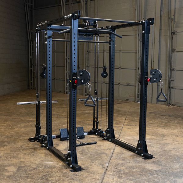Body Solid Power Rack 3x3 GPR400 80" Power Cage