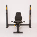 Front view of Powertec Workbench Olympic Bench WB-OB20 showing adjustable design.