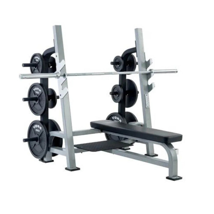 STS Olympic Flat Bench Press w/ Gun Racks