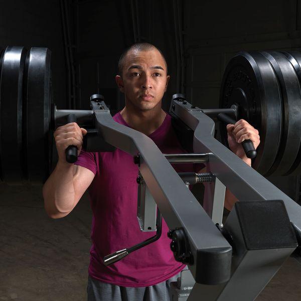 Leverage Squat and Calf Raise Squatting Machine GSCL360B by Body-Solid
